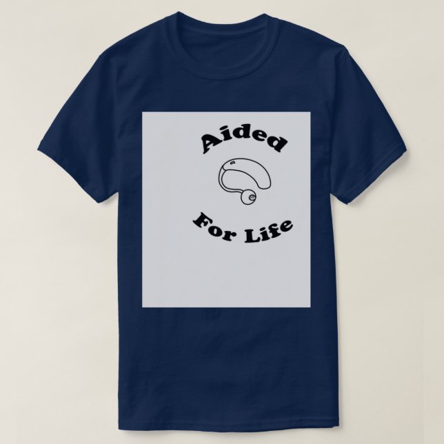 Camiseta Aided for Life (Frente do Design)