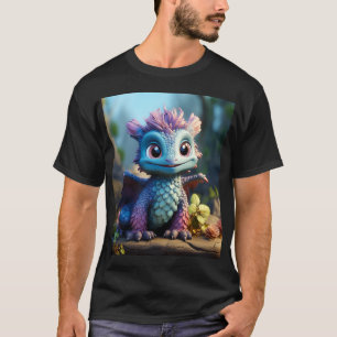 Camiseta Aiden, um Dragão Whimsical