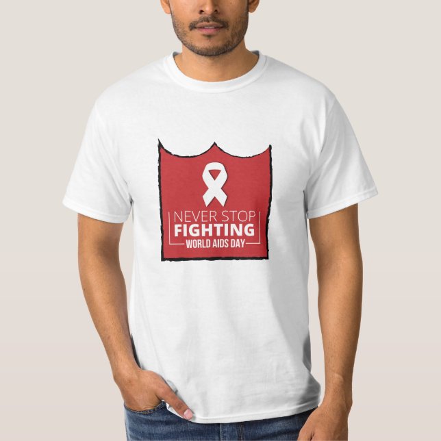 Camiseta Aids day T-shirts design (Frente)