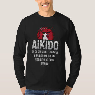 Camiseta Aikido 2 Fazendo A Técnica De Luta Esportiva Samur