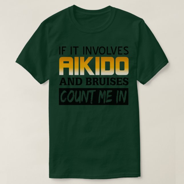 Camiseta Aikido 6 (Frente do Design)