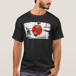Camiseta Aikido gravado em pedra - Design de Budo