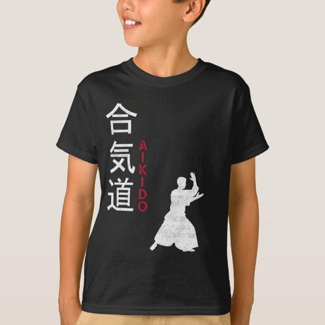 Camiseta Aikido Japanese Martial Arts (Frente)