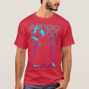 Camiseta Aikido Japonês Artes Marciais Retro Aikido Gift