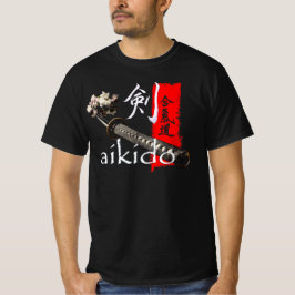Camiseta Aikido Katana - Samurai Sword T-Shirt