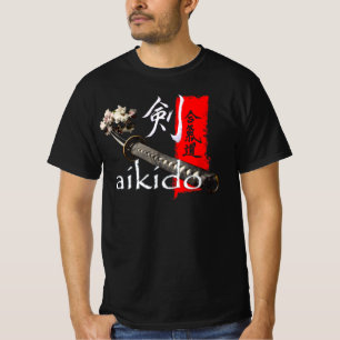 Camiseta Aikido Katana - Samurai Sword T-Shirt