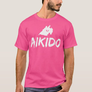 Camiseta Aikido Kokyu Nage Técnicas de Artes Marciais Japon