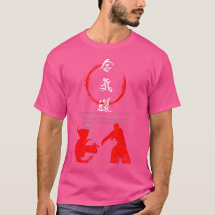 Camiseta Aikido Self Defense Artes Marciais Amantes Japones