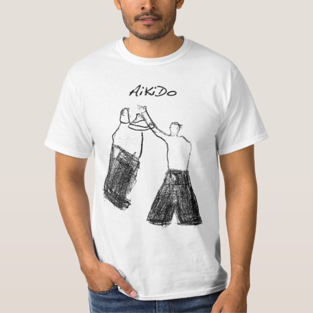Camiseta Aikido - Shomen-uchi Ikkyo (Frente)