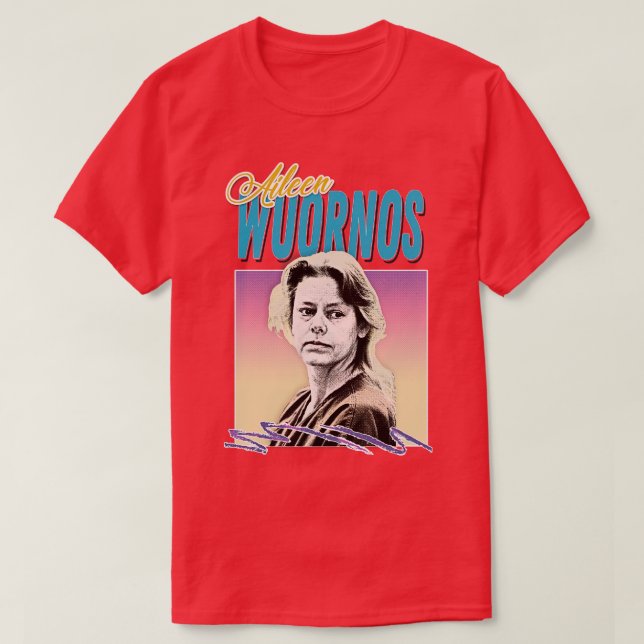 Camiseta Aileen Wuornos Retro Aestético Design (Frente do Design)