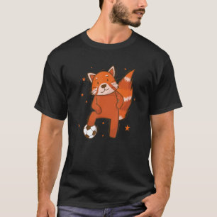 Camiseta Ailuridae jogando futebol urso gato bambu