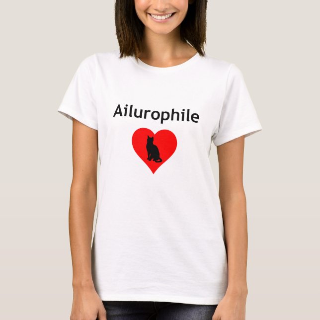 Camiseta Ailurophile (Frente)