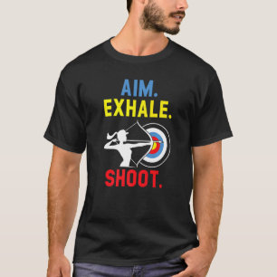 Camiseta Aim Exaltar Arco Seta de Fotografar Arqueiro