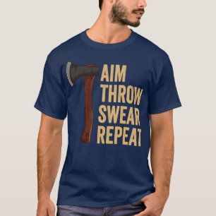 Camiseta Aim Jogar Jura Repetir Ax Jogando Lumberjack8
