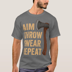 Camiseta Aim Jogar Suor Repetir Ax Jogando Lumberjack
