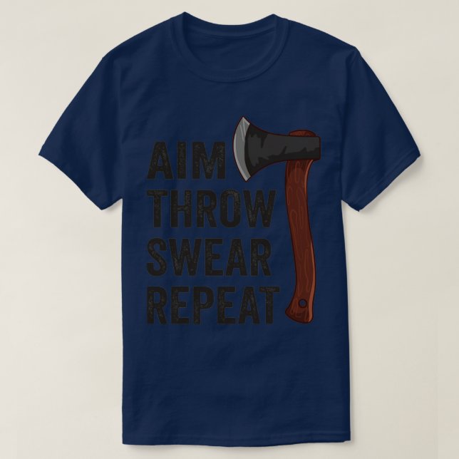 Camiseta Aim Jogar Suor Repetir Ax Jogando Lumberjack5 (Frente do Design)