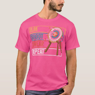 Camiseta Aim Shoot ou Repete Arqueiros Engraçados Arche Tra