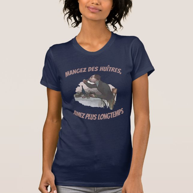 Camiseta Aimez mais longtemps T-Shirt (Frente)