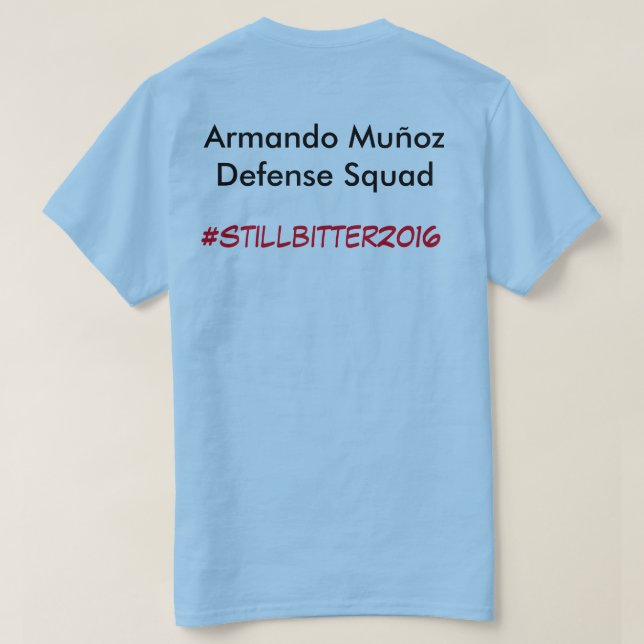 Camiseta Ainda amargo sobre Darwin 2k16 (Verso do Design)