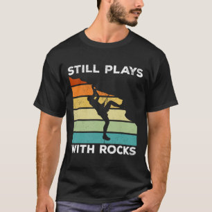 Camiseta Ainda Brinca Com Pedras - Rocha De Bouldering Na M