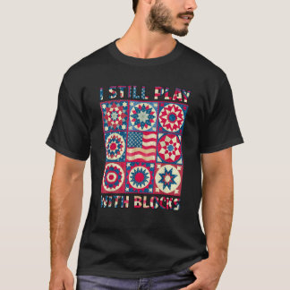 Camiseta Ainda Brinco Com Blocos... Enrolando Engraçado 4º