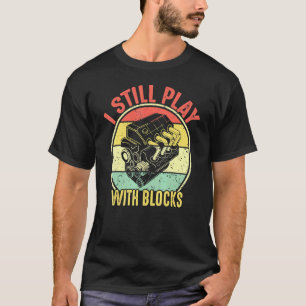 Camiseta Ainda Brinco Com Blocos Retro Vintage Mecânico De
