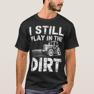 Camiseta Ainda Brinco Na Lama Humor Divertido Trator Agricu