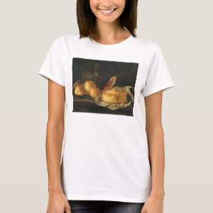 Camiseta Ainda com Bread Tart e Ham, Giuseppe Recco