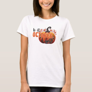 Camiseta Ainda É Outubro? - Abóbora Gótica