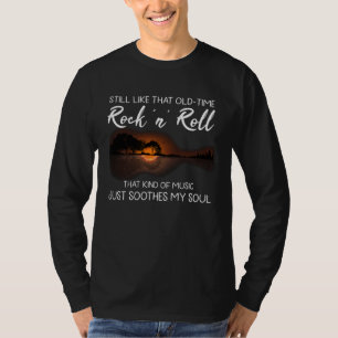 Camiseta Ainda gosto daquele rock n roll daquela época, des