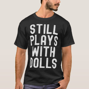 Camiseta Ainda joga com bonecas voodoo retro desolado vin