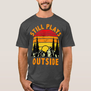 Camiseta Ainda joga fora do acampamento e presente de camin