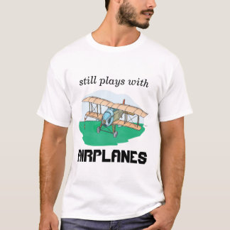 Camiseta ainda jogos com aviões