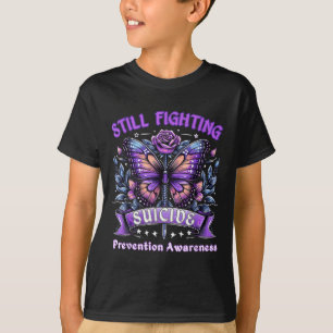 Camiseta Ainda Lutando pela Consciência da Prevenção do Sui