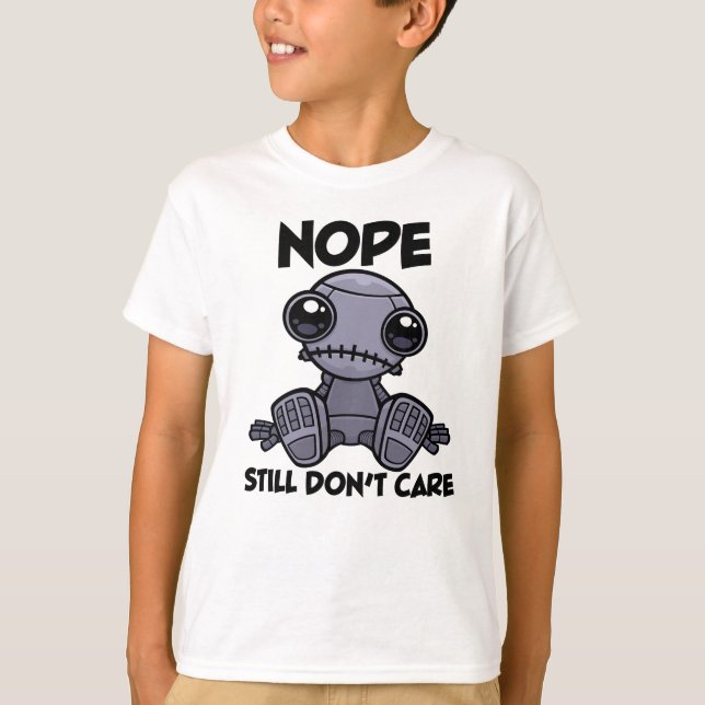 Camiseta Ainda não importa o Robô Indiferente (Frente)