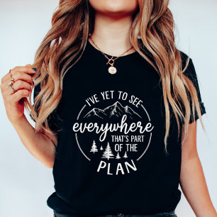 Camiseta Ainda Não Vi; Wanderlust Montanha Verão