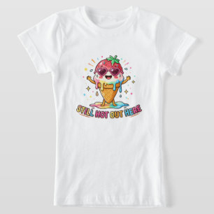 Camiseta Ainda Quente Aqui Sorvete Kawaii