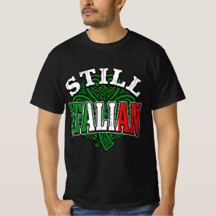 Camiseta Ainda Shamrock Italiano Bandeira da Itália Dia de