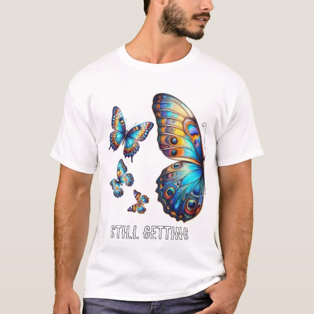 Camiseta Ainda sinto borboletas (Frente)