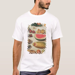 Camiseta Ainda vida com fruta e sapo