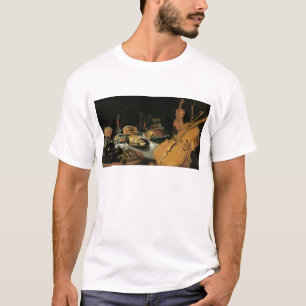Camiseta Ainda vida com instrumentos musicais, 1623
