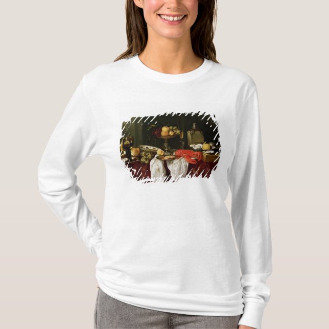 Camiseta Ainda vida com lagosta (Frente)
