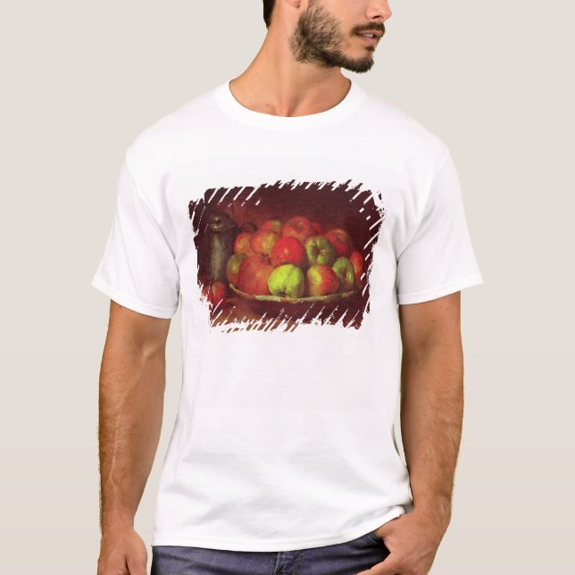 Camiseta Ainda vida com maçãs e uma romã (Frente)