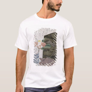 Camiseta Ainda vida com um Camelia, c.1820