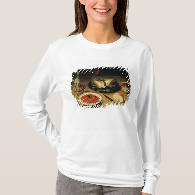 Camiseta Ainda vida com uma alcachofra (Frente)