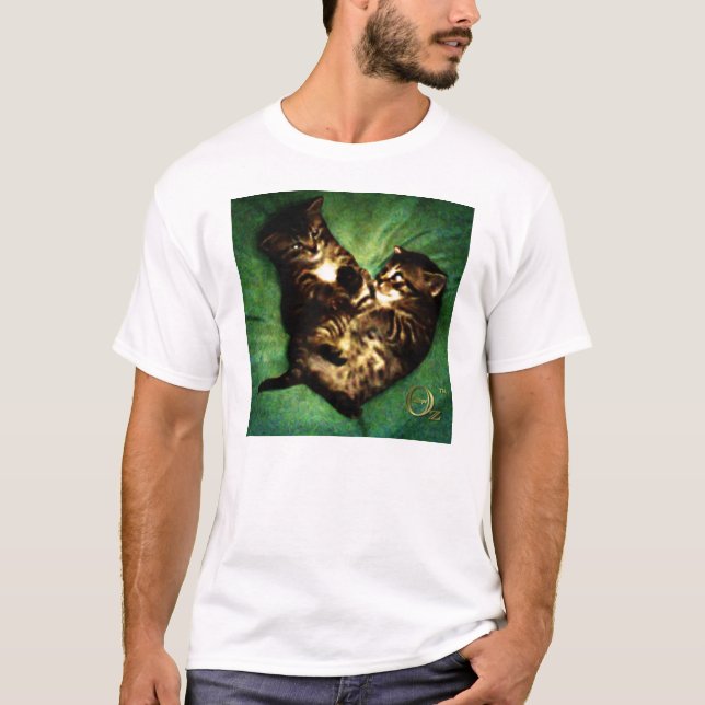 Camiseta Aine e Brigit os gatinhos bonito (Frente)