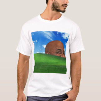 Camiseta Ainsley Harriott no fundo de Windows XP