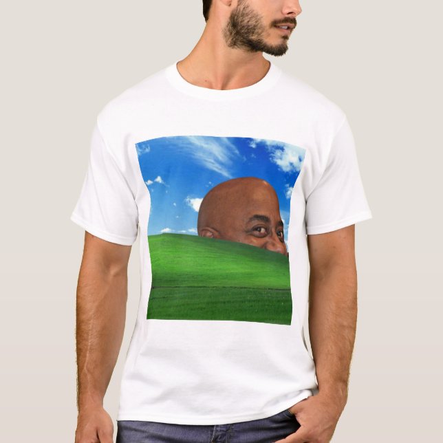 Camiseta Ainsley Harriott no fundo de Windows XP (Frente)