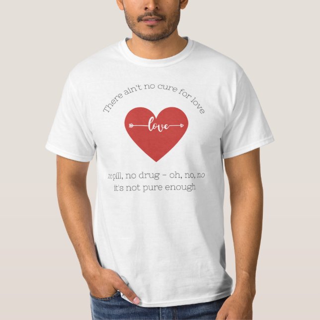 Camiseta Ain't no Cure for Love - Leonard Cohen T shirt (Frente)