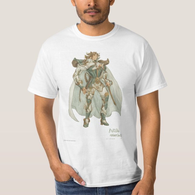 Camiseta Aioria Leão cavaleiros do zodíaco (Frente)